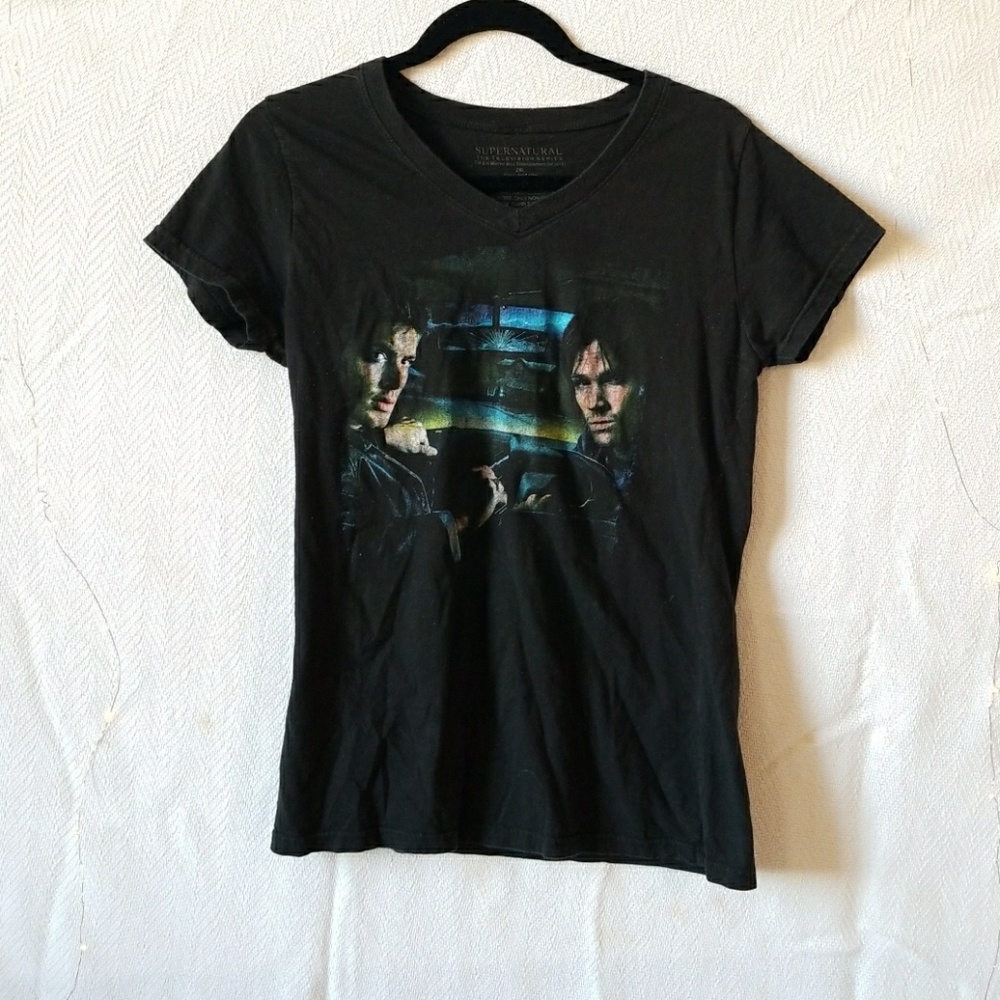 Black supernatural tee